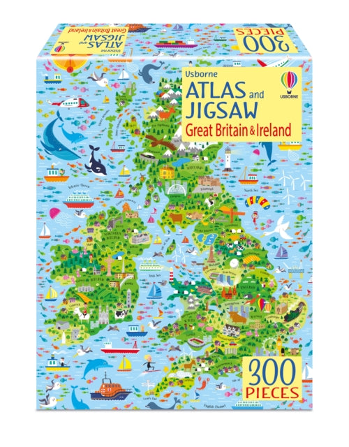 Great Britain and Ireland (Usborne Atlas and Jigsaw)