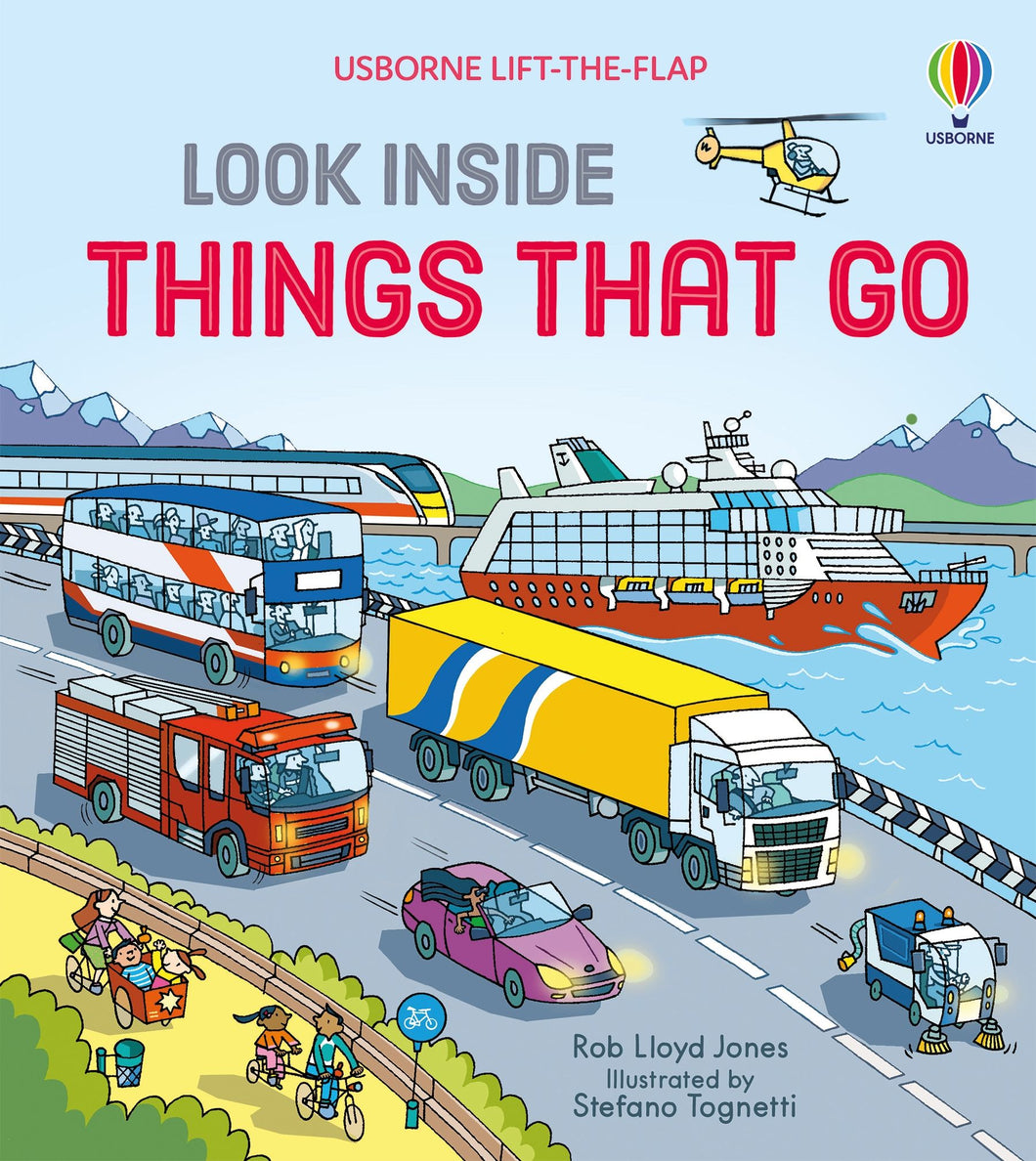 Look Inside Things That Go (Usborne Lift-the-flap)