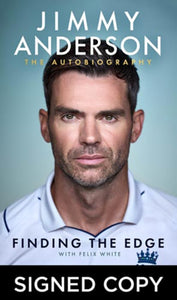 Finding the Edge: The Autobiography, SIGNED, Jimmy Anderson