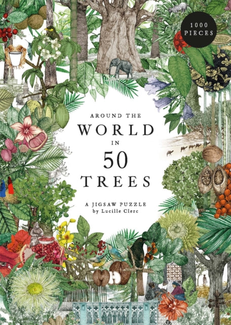 Around the World in 50 Trees: 1000-Piece Jigsaw Puzzle